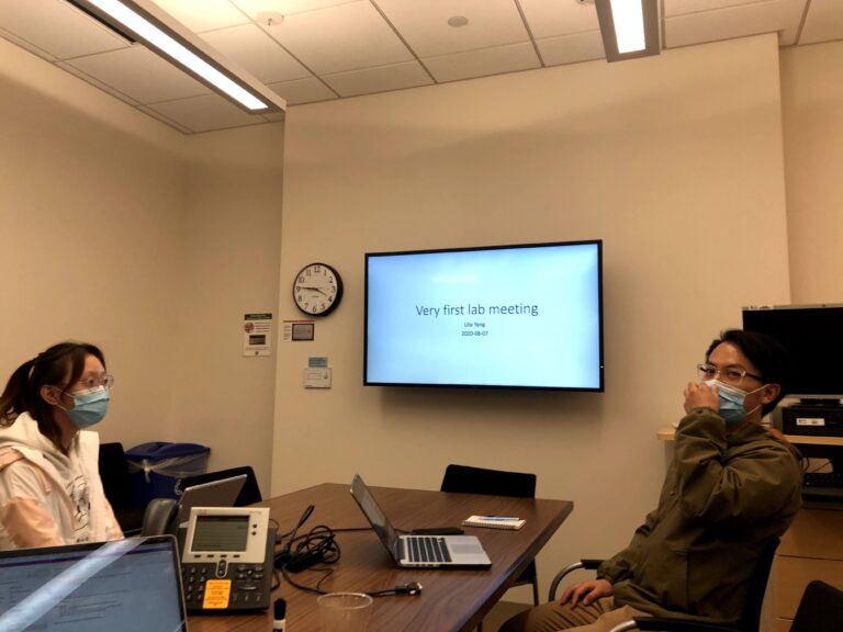 July '20 - First lab meeting